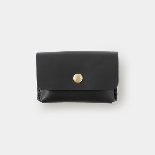TRAVELER'S COMPANY Traveler's Factory Leather Card Case - Black -