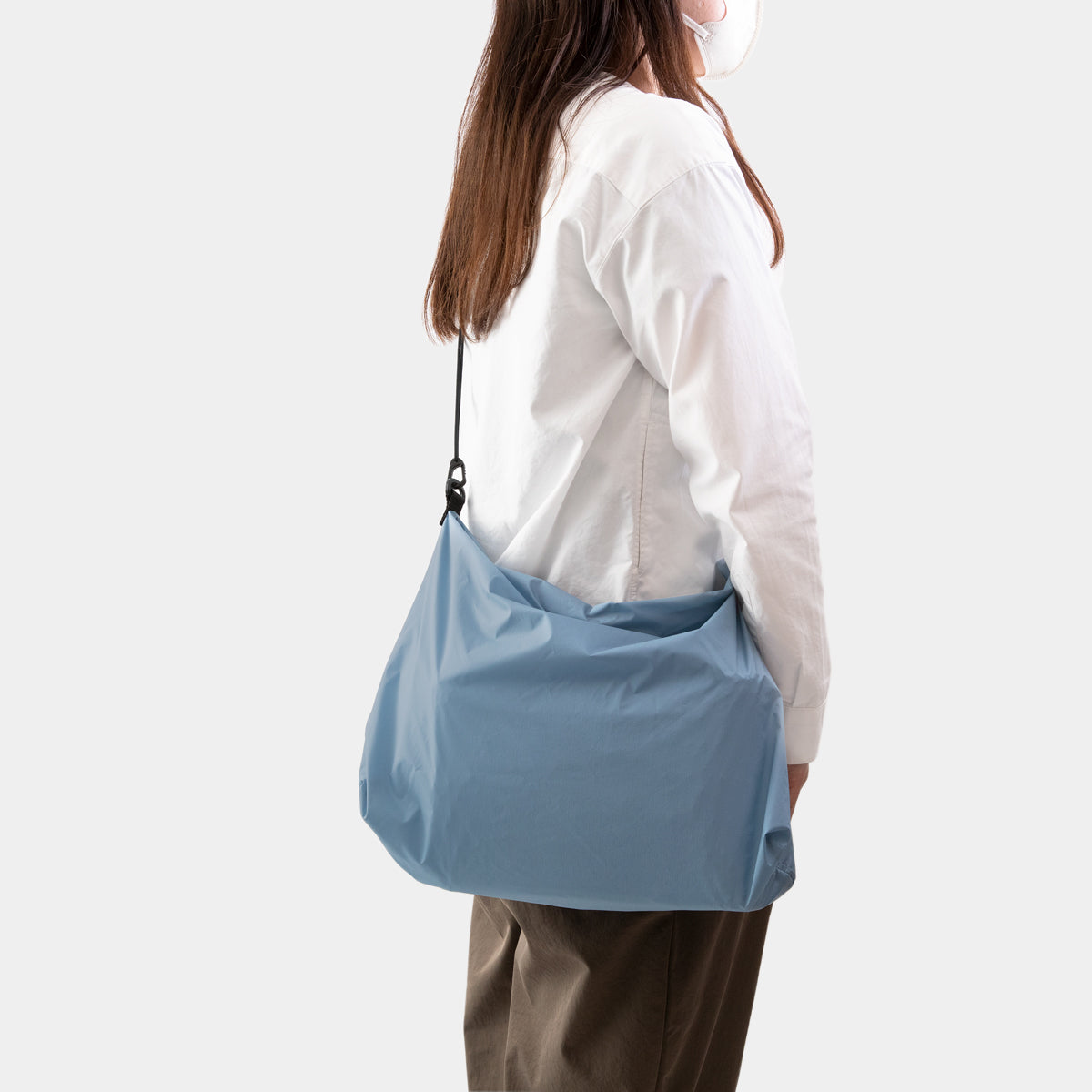 TRAVELER'S COMPANY Traveler's Factory x TO&FRO Shoulder Bag - Medium Size / Blue Gray -