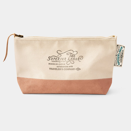 TRAVELER'S COMPANY Traveler's Factory x The Superior Labor Engineer Pouch - Medium Size / Sakura cherry blossom -
