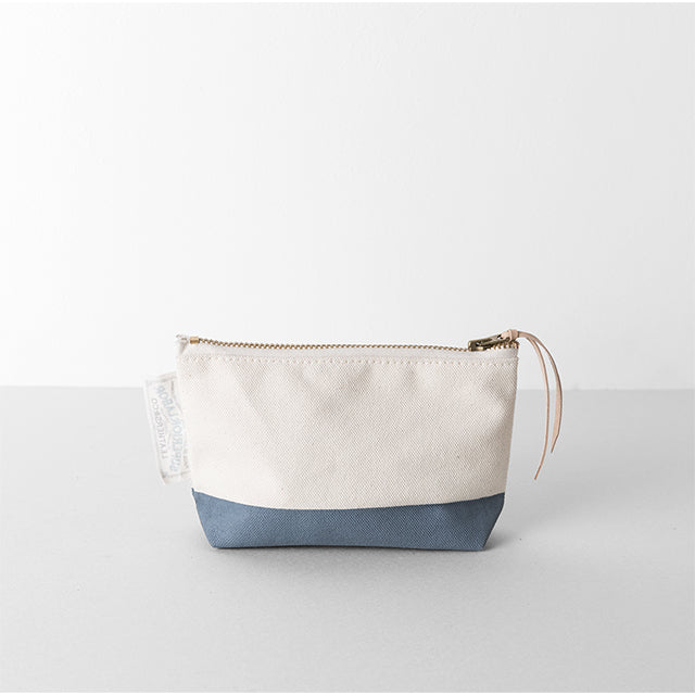 TRAVELER'S COMPANY Traveler's Factory x The Superior Labor Engineer Pouch - Small Size / Blue Gray -