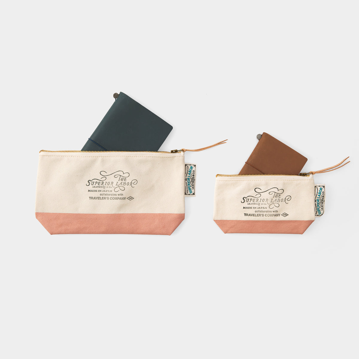 TRAVELER'S COMPANY Traveler's Factory x The Superior Labor Engineer Pouch - Medium Size / Sakura cherry blossom -