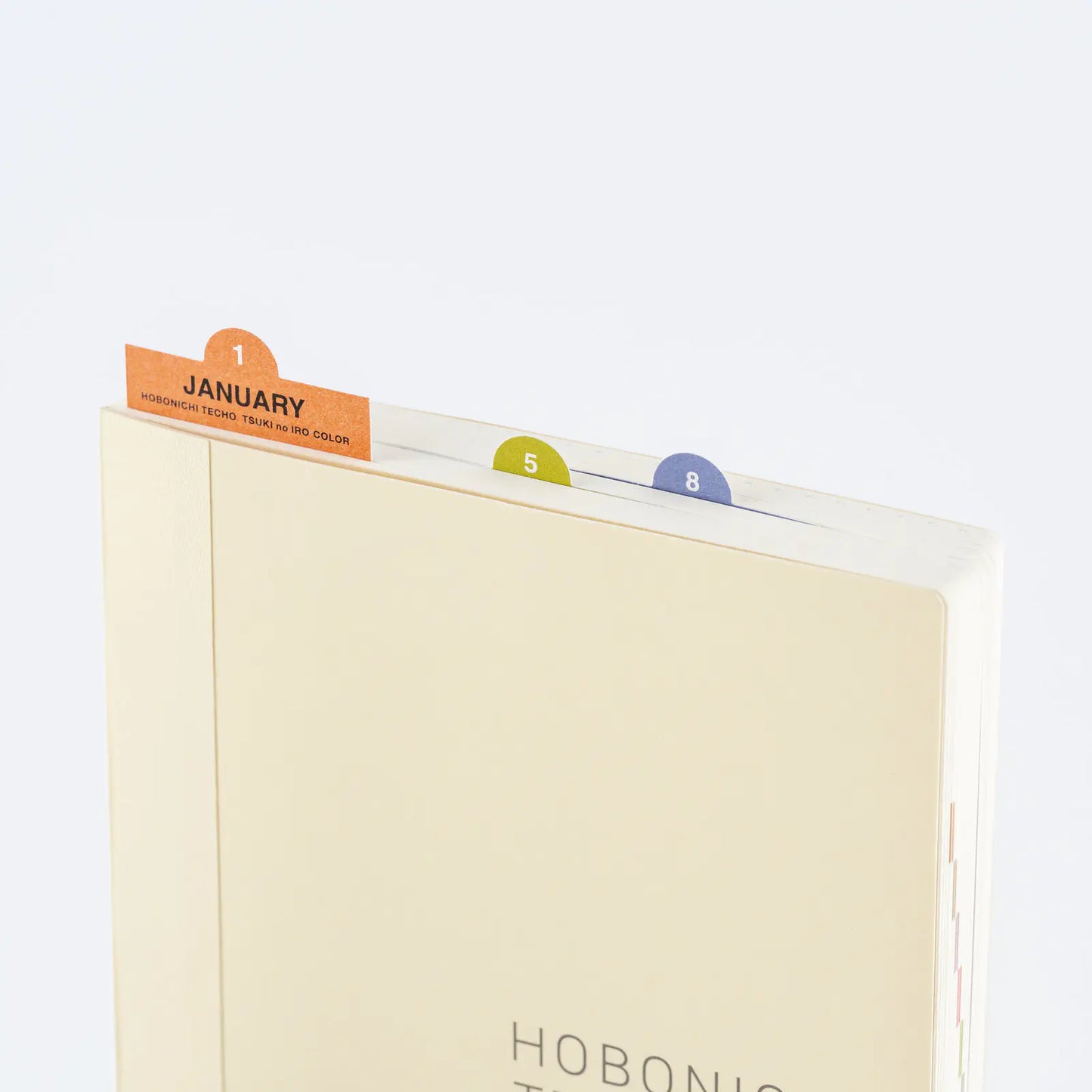 TSUKI no IRO: Bookmark-Style Foil-Pressed Stickers, 2027 Hobonichi Accessories