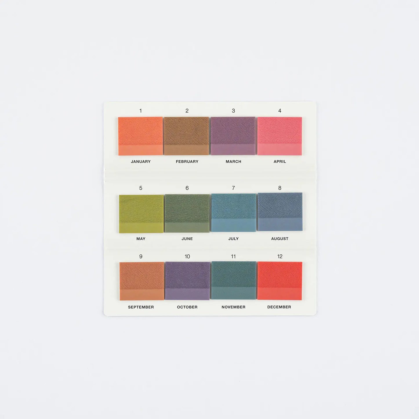 TSUKI no IRO: Translucent Sticky Notes (Tiles), 2027 Hobonichi Accessories
