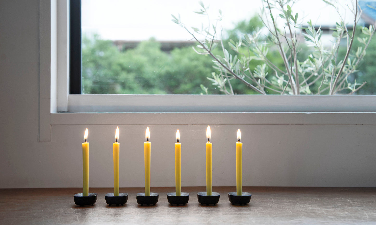 Takazawa Candle NANOHANA [Canola Flower] Candles 30 pcs Set, Japanese Wa-Rousoku (Japanese candle)
