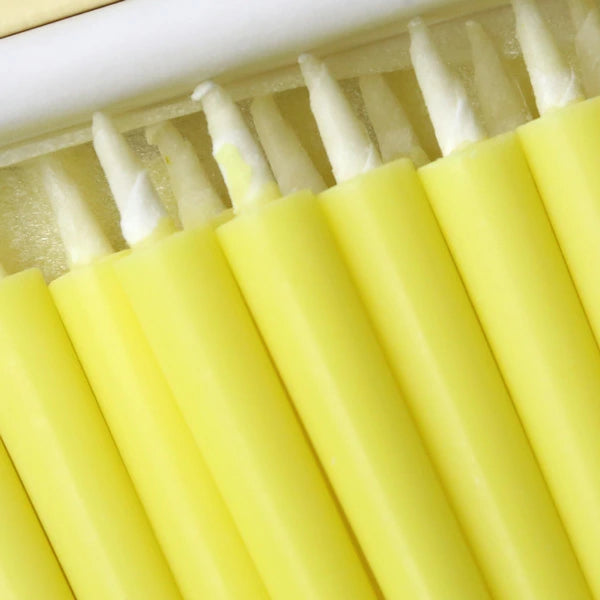 Takazawa Candle NANOHANA [Canola Flower] Candles 45 pcs Set, Japanese Wa-Rousoku (Japanese candle)