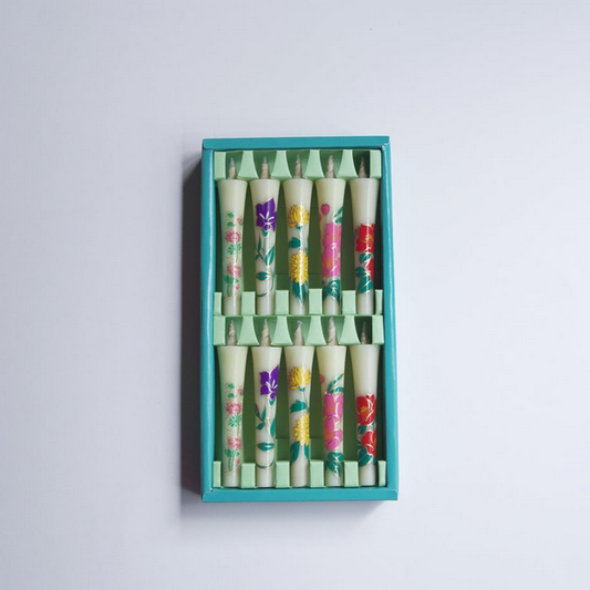 Takazawa Candle Picture Candles 10 pcs Set - Four Seasons Flower -