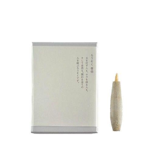 Takazawa Candle TOHAKU Candles 7 pcs Set, Japanese Wa-Rousoku (Japanese candle)