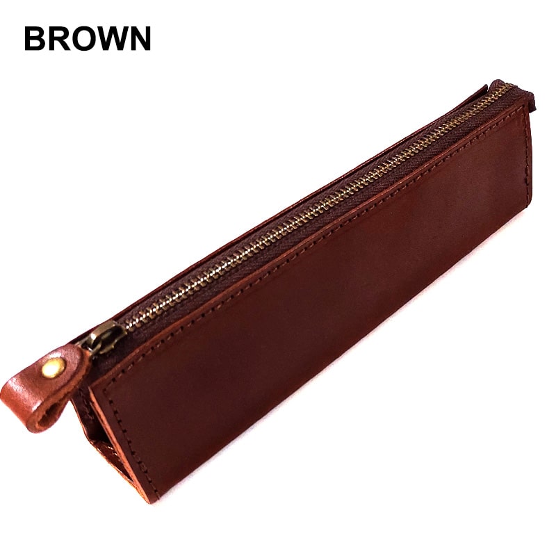 High Quality Tochigi Leather Pencil Case, Japanese leather pencil case, Japanese leather pen case