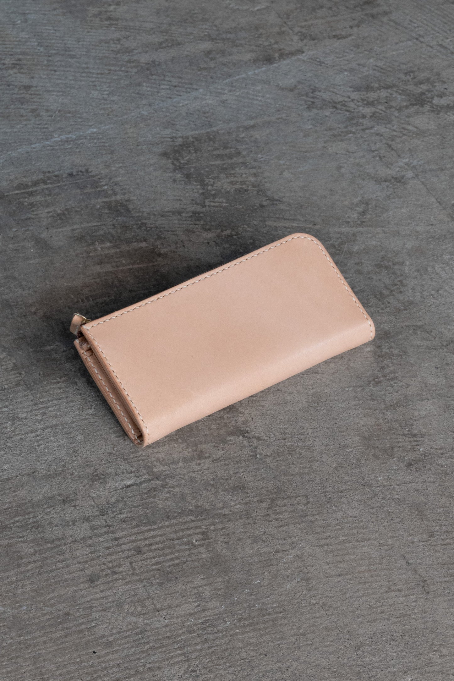 High Quality Tochigi Leather Long Wallet, Handmade in Japan