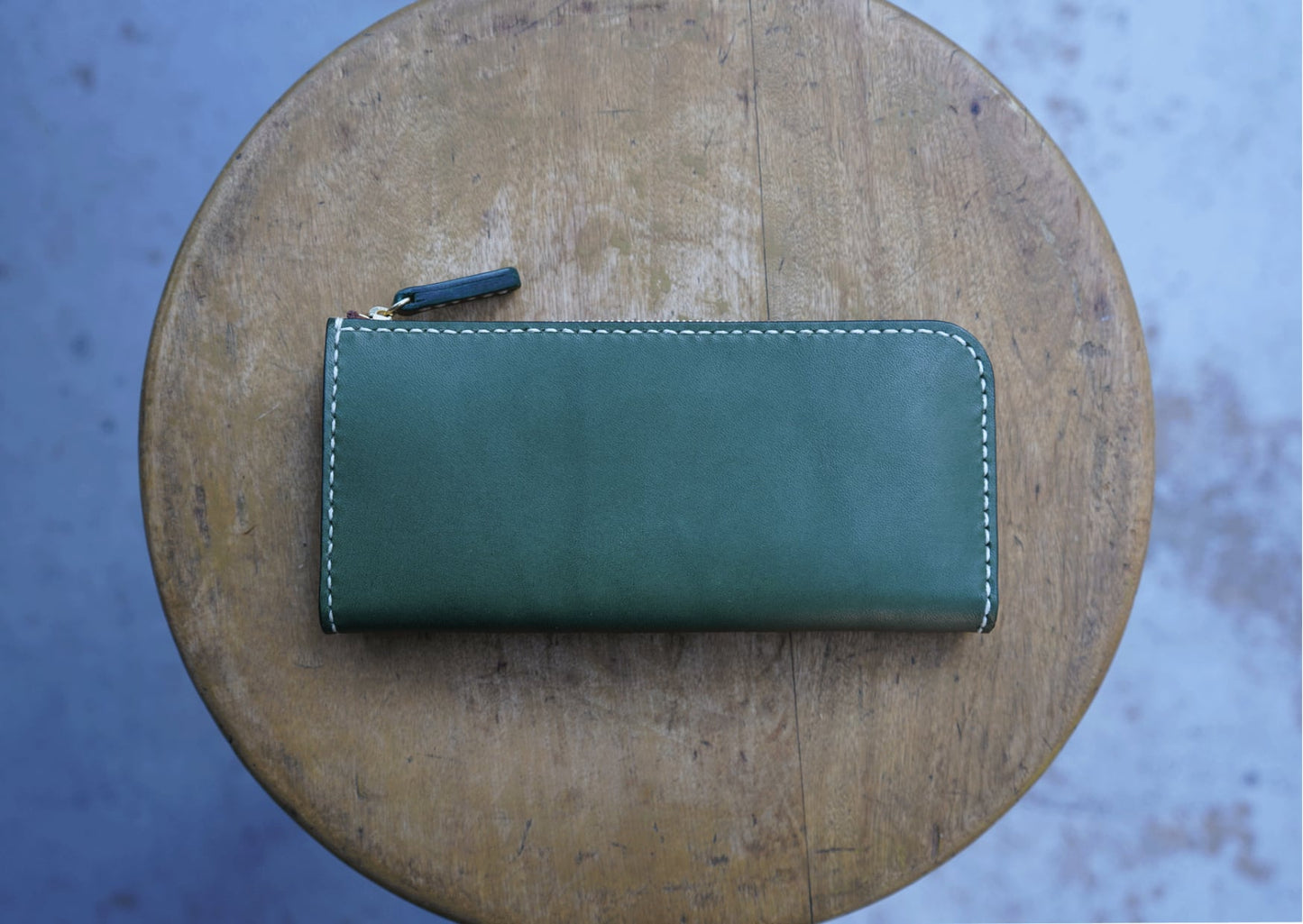 High Quality Tochigi Leather Long Wallet, Handmade in Japan