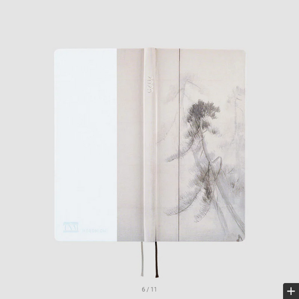Hobonichi Techo 2025 Spring April Start - Tokyo National Museum: Hasegawa Tohaku - Pine Forest Weeks Hardcover Book / Weekly Horizontal / Mon start - Japanese Edition -