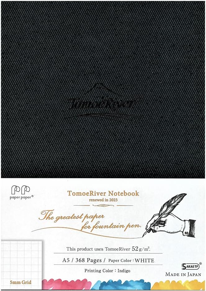 Tomoe River Notebook A5 Size - 5mm Graph -