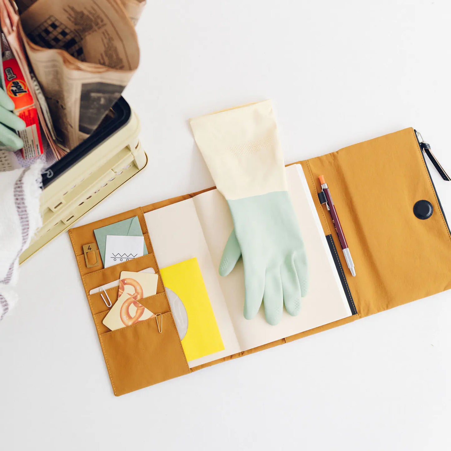 Tragen: Mustard [Hobonichi Cousin (A5) Techo Cover] (Cover Only)
