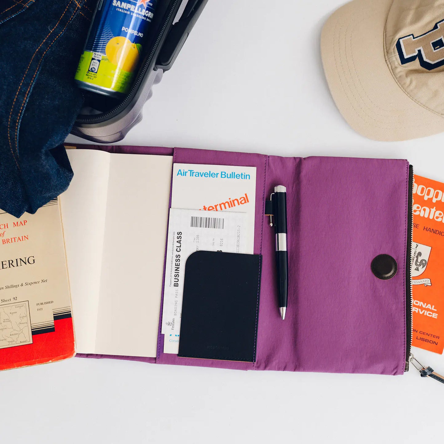 Tragen: Purple [Hobonichi Cousin (A5) Techo Cover] (Cover Only)