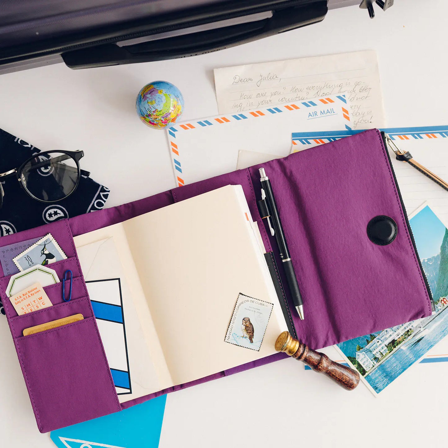 Tragen: Purple [Hobonichi Original (A6) Techo Cover] (Cover Only)