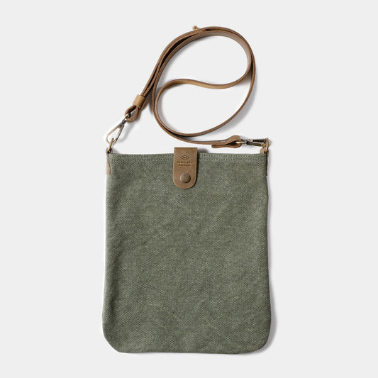 TRAVELER'S COMPANY Traveler's Factory Canvas Shoulder Bag - S Size / Olive -