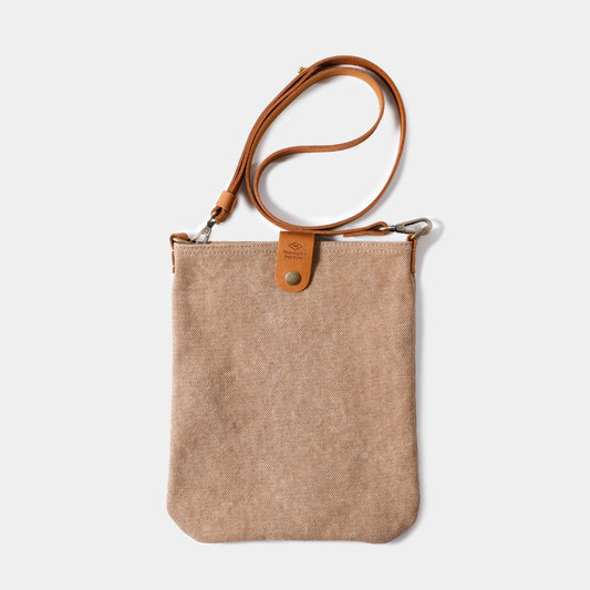 TRAVELER'S COMPANY Traveler's Factory Canvas Shoulder Bag - S Size / Beige -