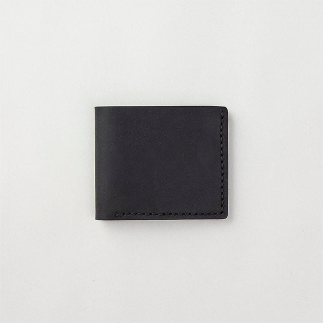 TRAVELER'S COMPANY Traveler's Factory Leather Bifold Wallet - Black -
