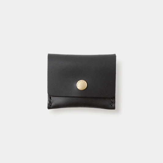 TRAVELER'S COMPANY Traveler's Factory Leather Coin Case - Black -