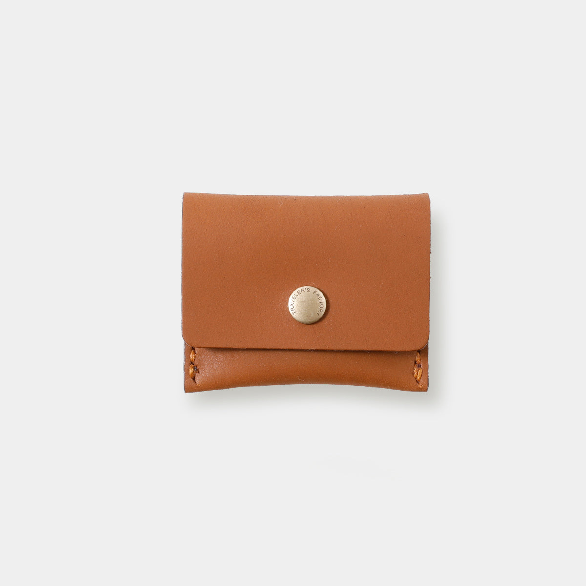 TRAVELER'S COMPANY Traveler's Factory Leather Coin Case - Camel -