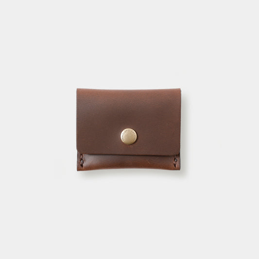 TRAVELER'S COMPANY Traveler's Factory Leather Coin Case - Brown -