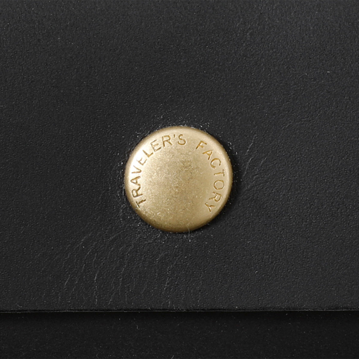 TRAVELER'S COMPANY Traveler's Factory Leather Coin Case - Black -