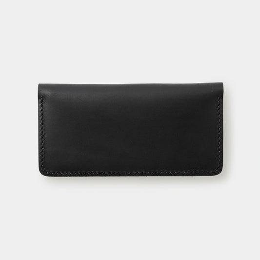 TRAVELER'S COMPANY Traveler's Factory Leather Long Wallet - Black -