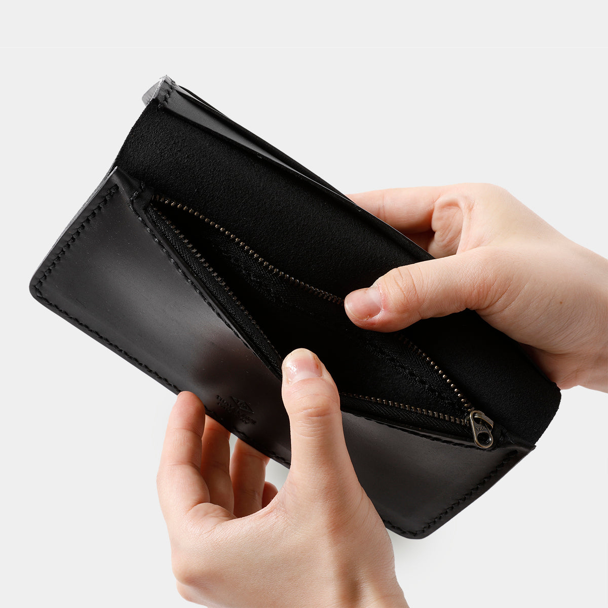 TRAVELER'S COMPANY Traveler's Factory Leather Long Wallet - Black -