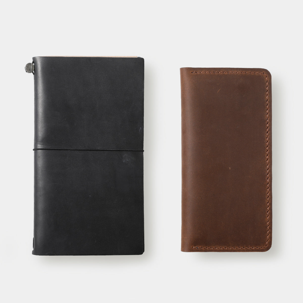 TRAVELER'S COMPANY Traveler's Factory Leather Long Wallet - Brown -
