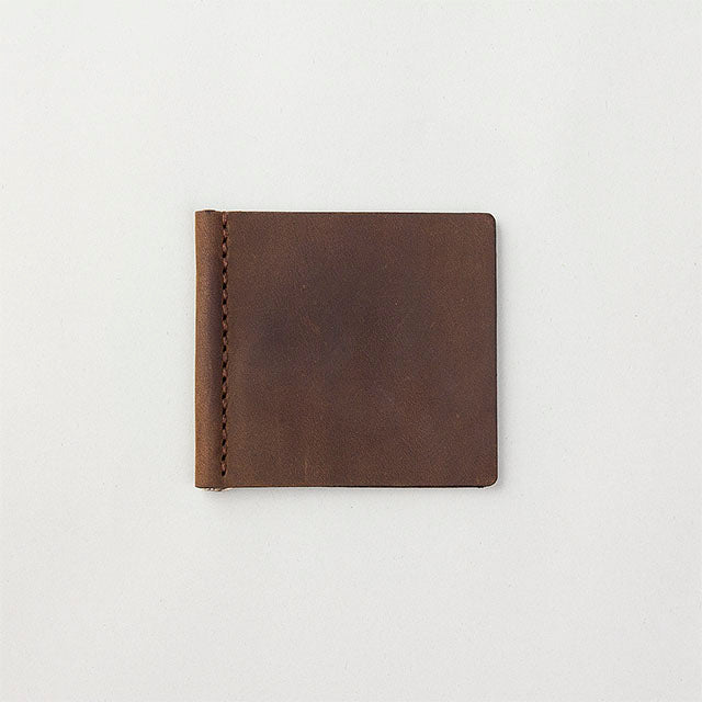TRAVELER'S COMPANY Traveler's Factory Leather Money Clip - Brown -