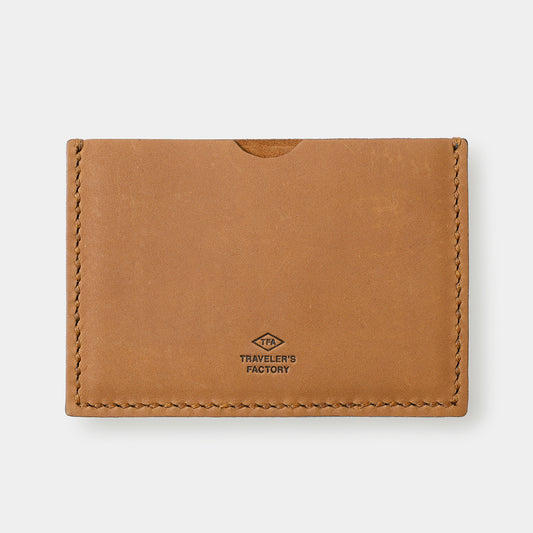 TRAVELER'S COMPANY Traveler's Factory Leather Passport Case - Camel -