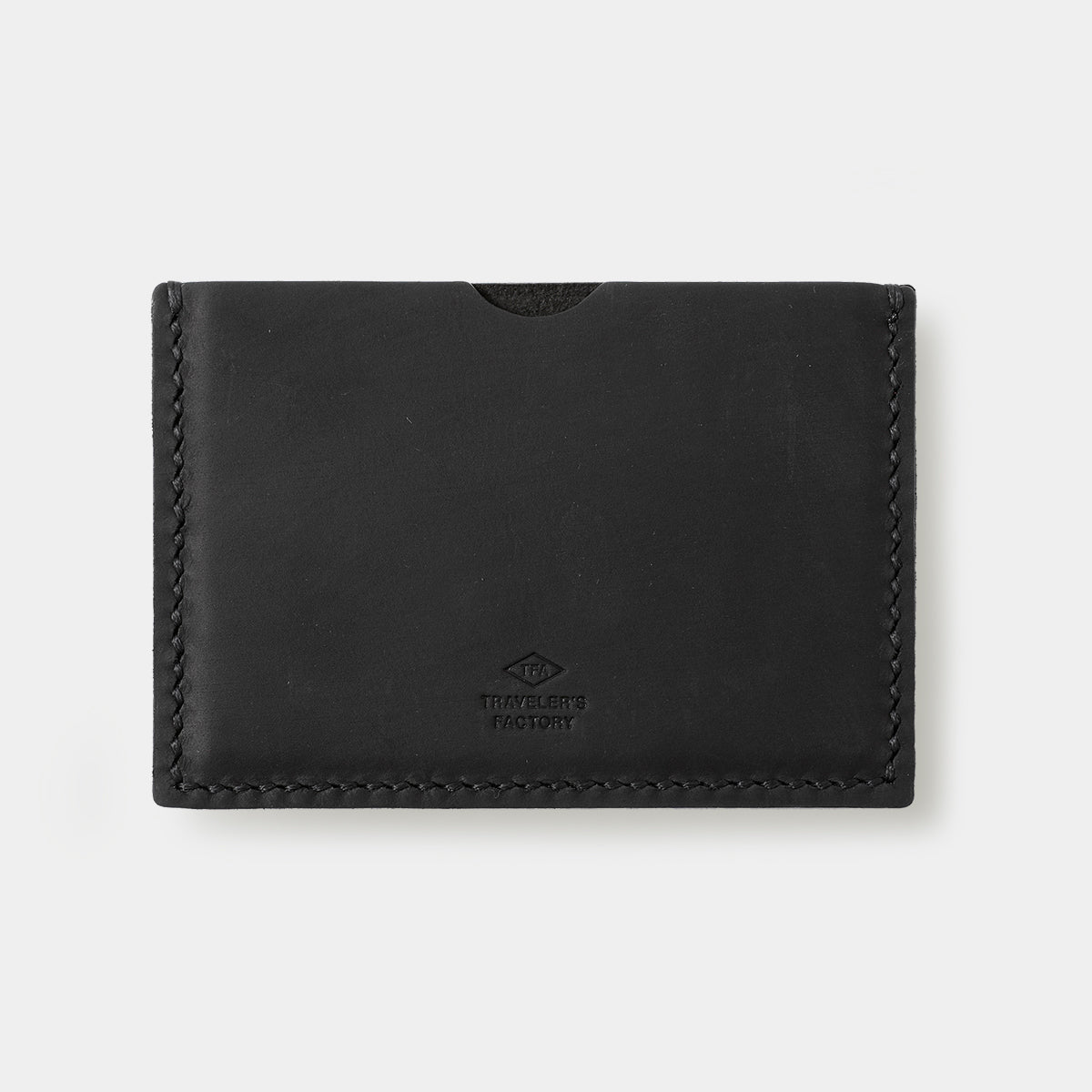 TRAVELER'S COMPANY Traveler's Factory Leather Passport Case - Black -