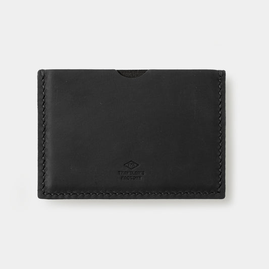 TRAVELER'S COMPANY Traveler's Factory Leather Passport Case - Black -