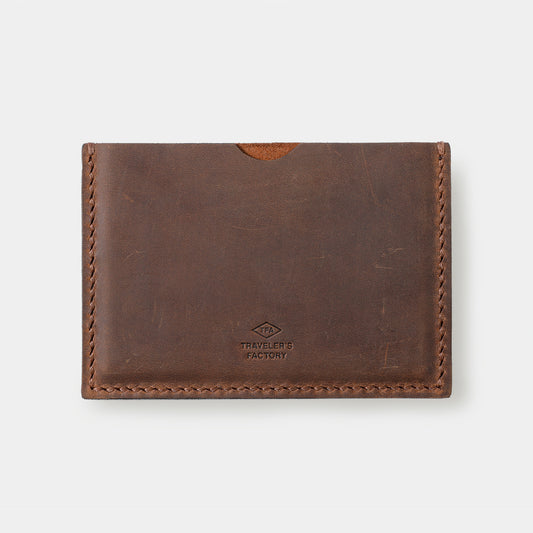 TRAVELER'S COMPANY Traveler's Factory Leather Passport Case - Brown -
