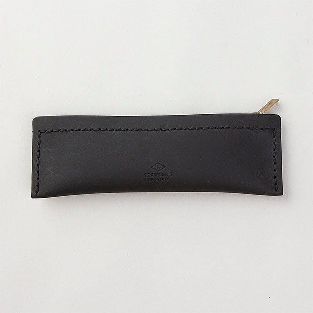 TRAVELER'S COMPANY Traveler's Factory Leather Pen Case - S Size / Black -