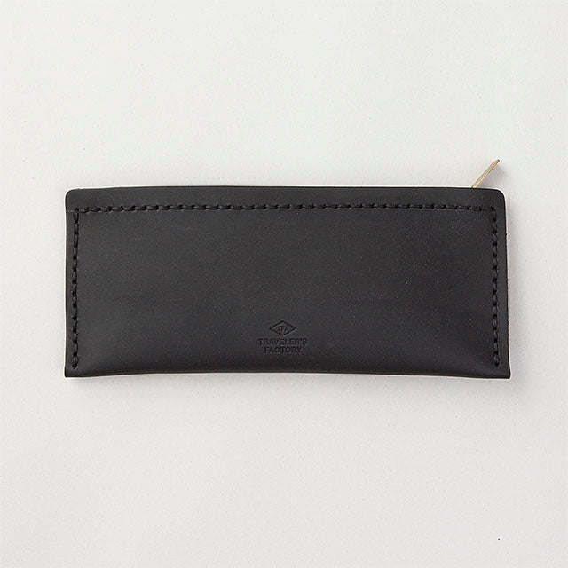 TRAVELER'S COMPANY Traveler's Factory Leather Pen Case - M Size / Black -