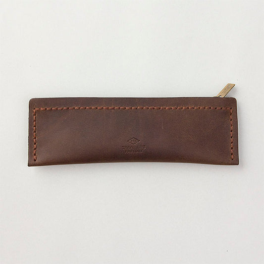 TRAVELER'S COMPANY Traveler's Factory Leather Pen Case - S Size / Brown -
