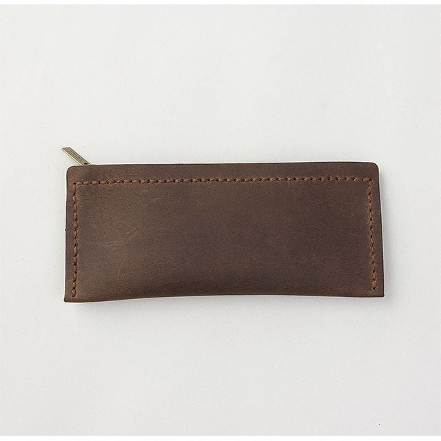 TRAVELER'S COMPANY Traveler's Factory Leather Pen Case - M Size / Brown -