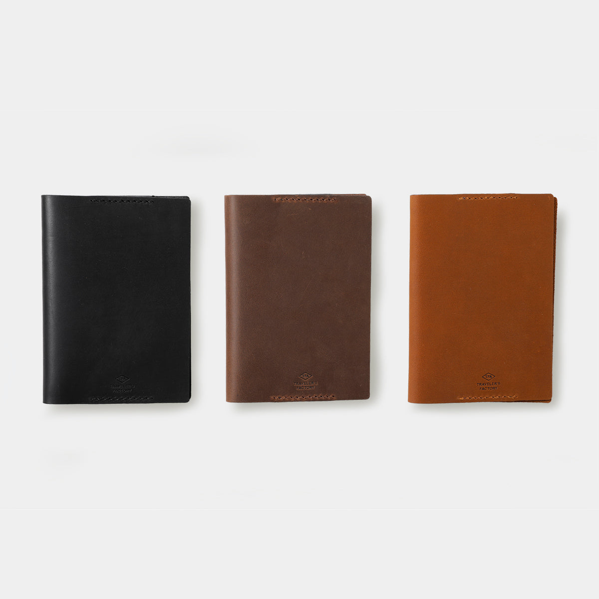 TRAVELER'S COMPANY Traveler's Factory Leather Book Cover - Black -