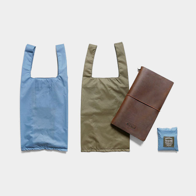 TRAVELER'S COMPANY Traveler's Factory x TO&FRO COMPACT BAG - XS Size / Blue Gray -