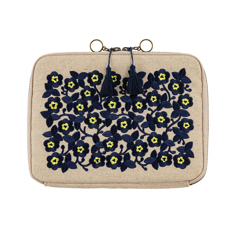 Ukrainian Flowers Large Drawer Pouch,  Hobonichi Large Drawer Pouch