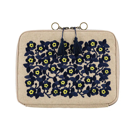 Ukrainian Flowers Large Drawer Pouch,  Hobonichi Large Drawer Pouch
