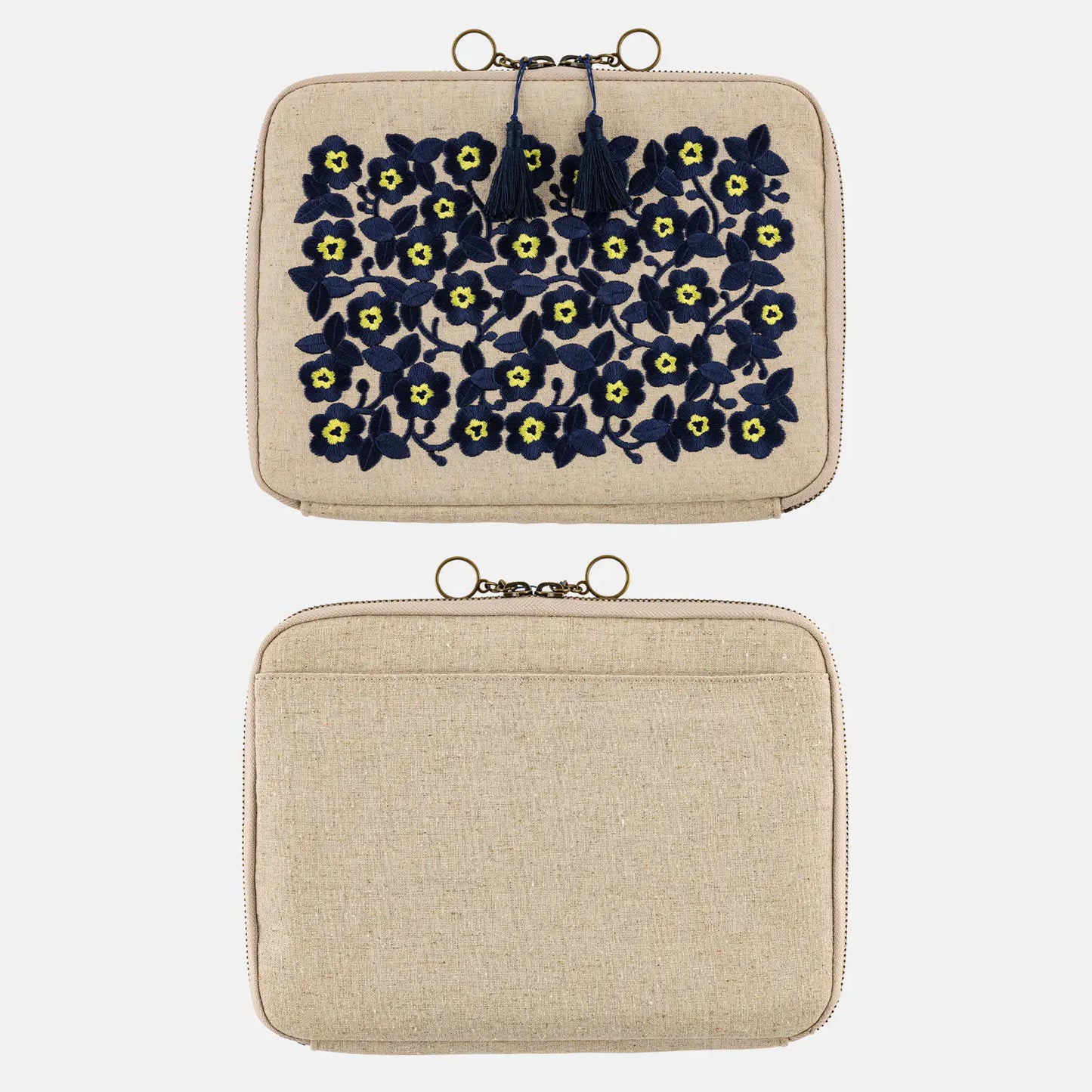 Ukrainian Flowers Large Drawer Pouch,  Hobonichi Large Drawer Pouch