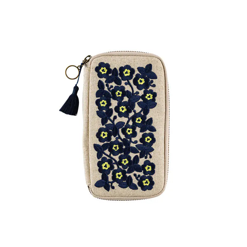 Ukrainian Flowers Small Drawer Pouch,  Hobonichi Small Drawer Pouch