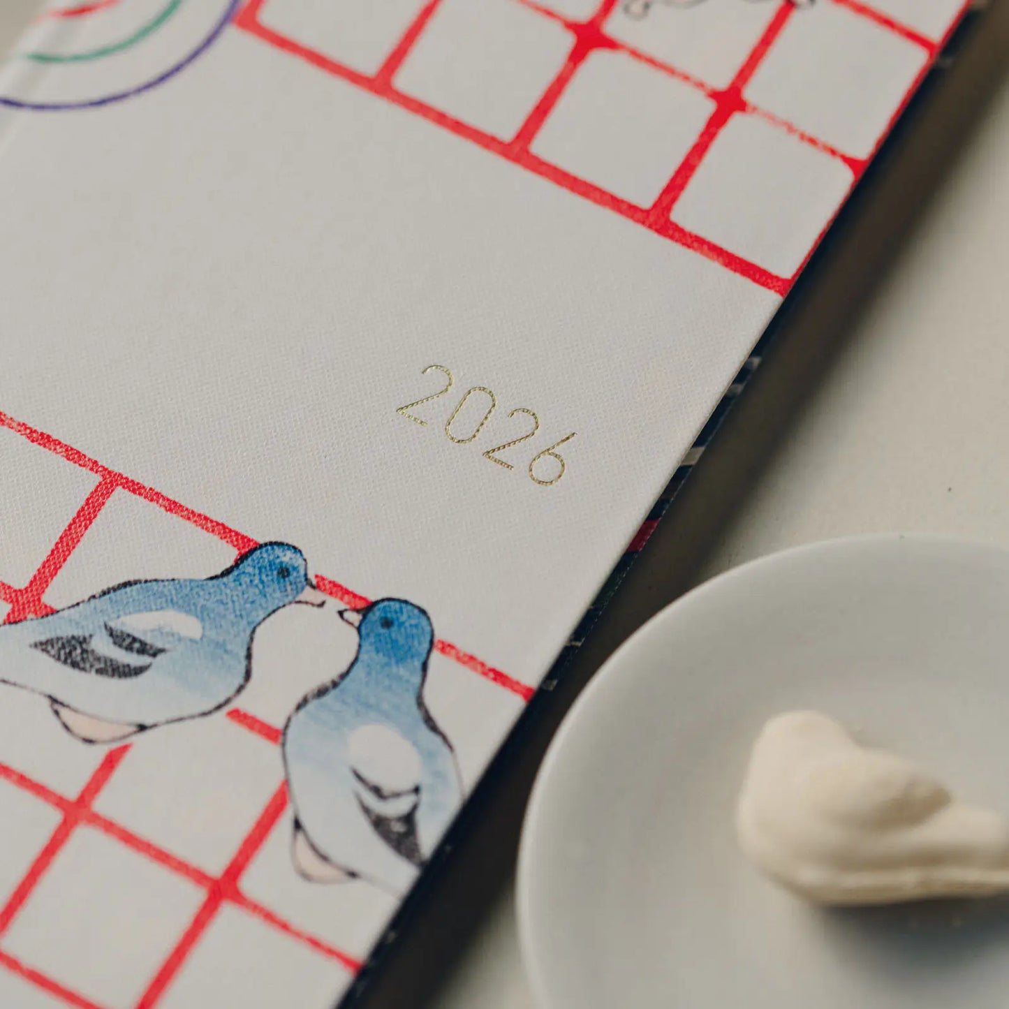 Hobonichi Techo 2026 Spring April Start - Unsodo: Bijutsukai (Blue Pigeons) Weeks Hardcover Book / Weekly Horizontal / April Start / Mon start - Japanese Edition