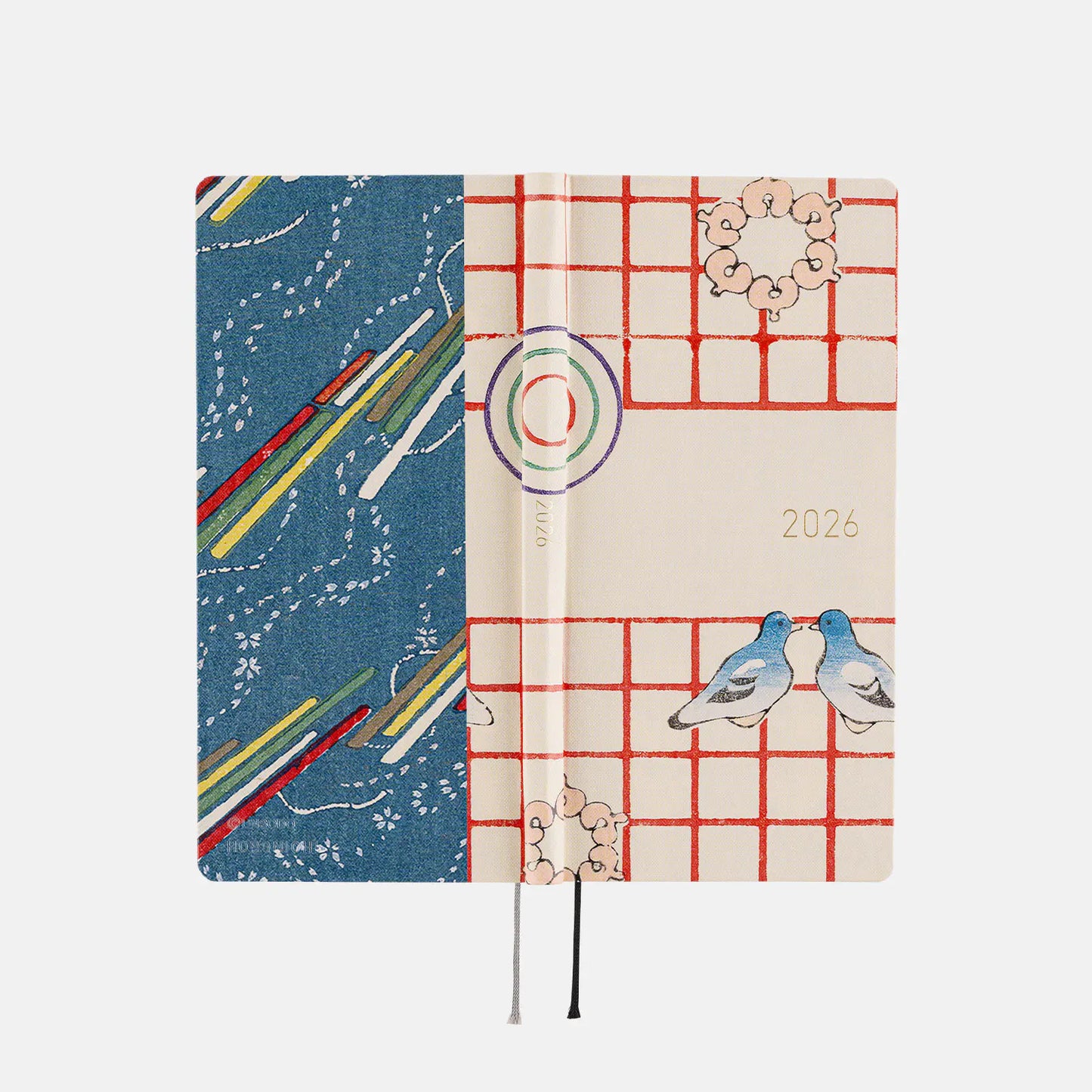 Hobonichi Techo 2026 Spring April Start - Unsodo: Bijutsukai (Blue Pigeons) Weeks Hardcover Book / Weekly Horizontal / April Start / Mon start - Japanese Edition