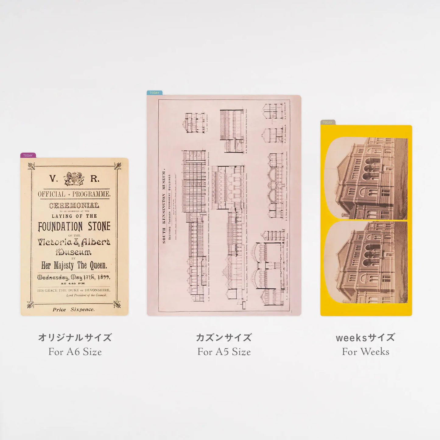 V&A Series: Hobonichi Pencil Board For A6 Size / A5 Size / Weeks, 2027 Hobonichi Accessories