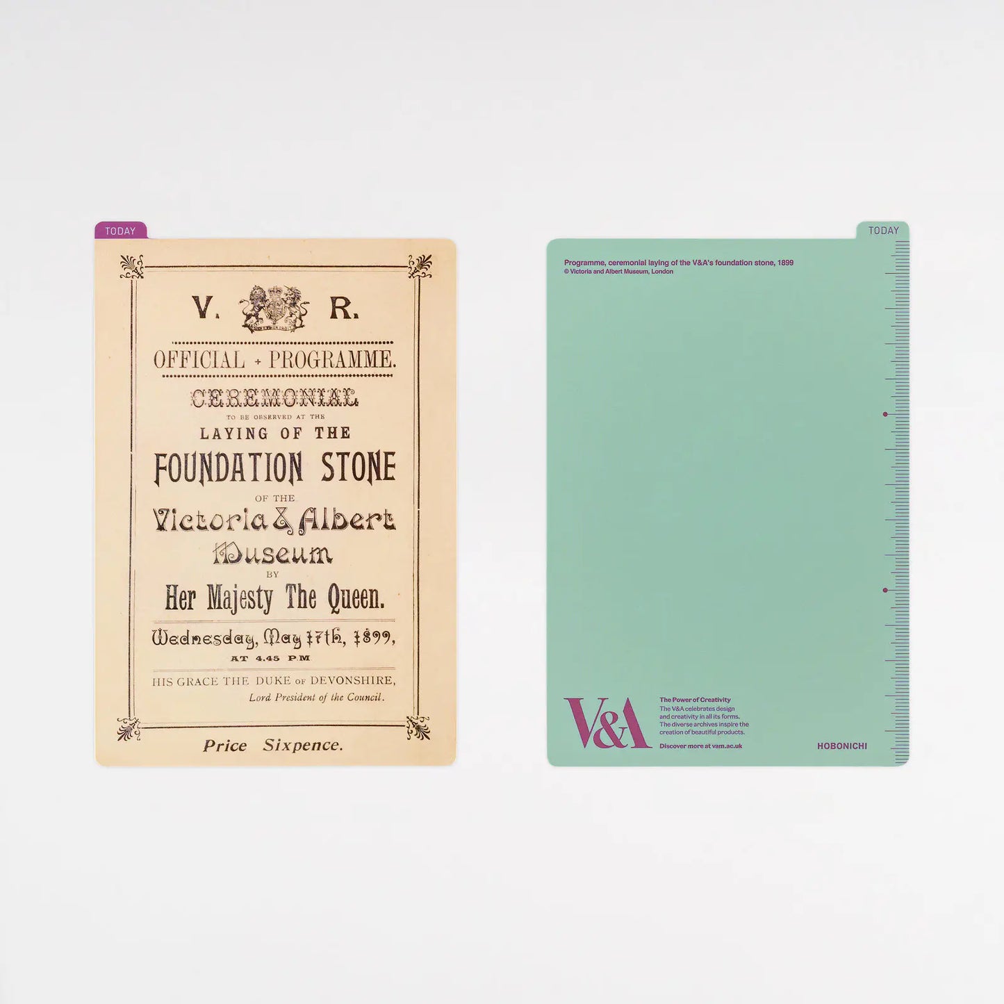 V&A Series: Hobonichi Pencil Board For A6 Size / A5 Size / Weeks, 2027 Hobonichi Accessories