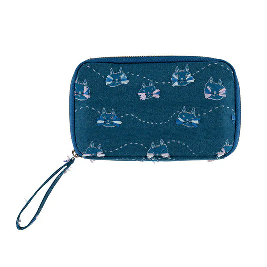 Whisker Cat Drawer Pouch Áne,  Hobonichi Drawer Pouch Áne