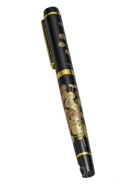 Yamanaka Lacquer Ware High Grade MAKI-E Urushi Lacquer Fountain Pen - Autumn Flower -